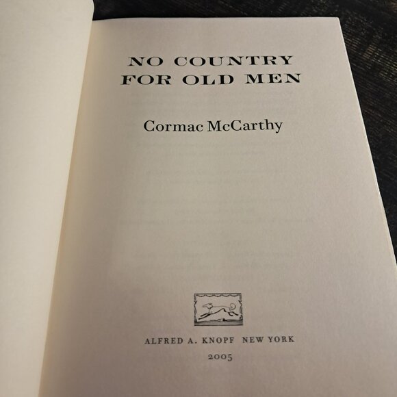 No Country For Old Men by Cormac McCarthy, 1st Edition, 1st Printing, Hardcover - Picture 7 of 7